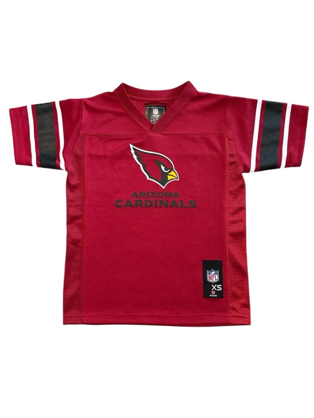 NFL Team Apparel Arizona Cardinals Kids Red Fan Jersey Kids Boys Girls Size XS 4